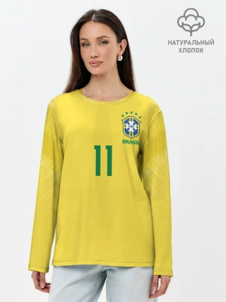 Лонгслив женский. Хлопок / Coutinho home WC 2018