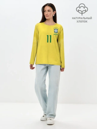 Лонгслив женский. Хлопок / Coutinho home WC 2018