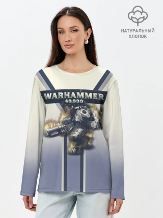 Лонгслив женский. Хлопок / Warhammer 40000: Tau Empire