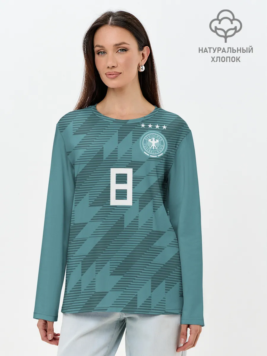 Лонгслив женский. Хлопок / Kroos away WC 2018