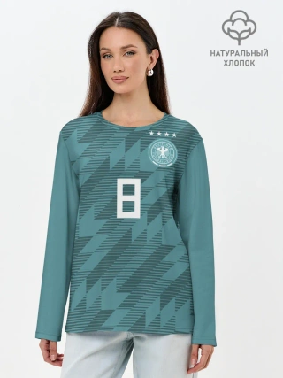 Лонгслив женский. Хлопок / Kroos away WC 2018