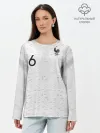 Лонгслив женский. Хлопок / Pogba away 2018 WC