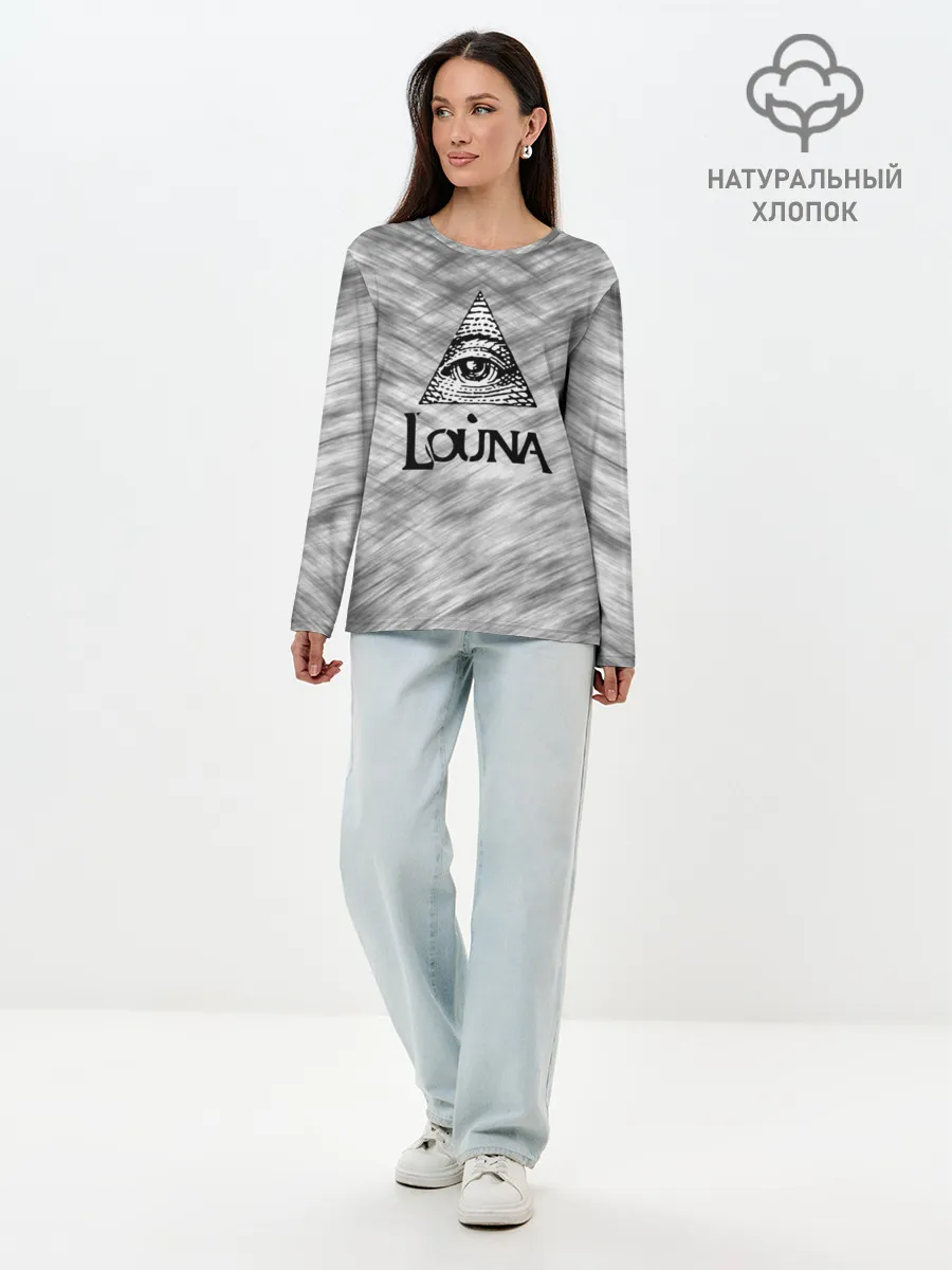 Лонгслив женский. Хлопок / Louna