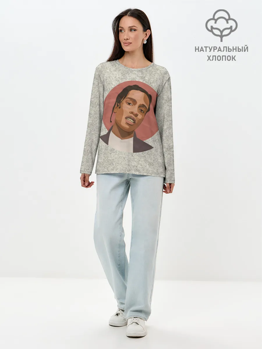 Лонгслив женский. Хлопок / ASAP