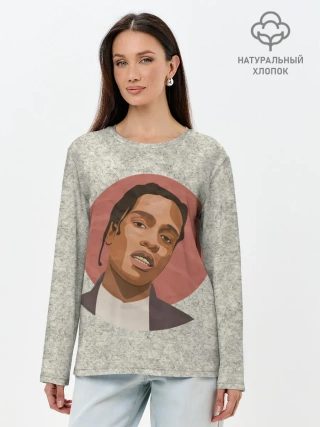Лонгслив женский. Хлопок / ASAP