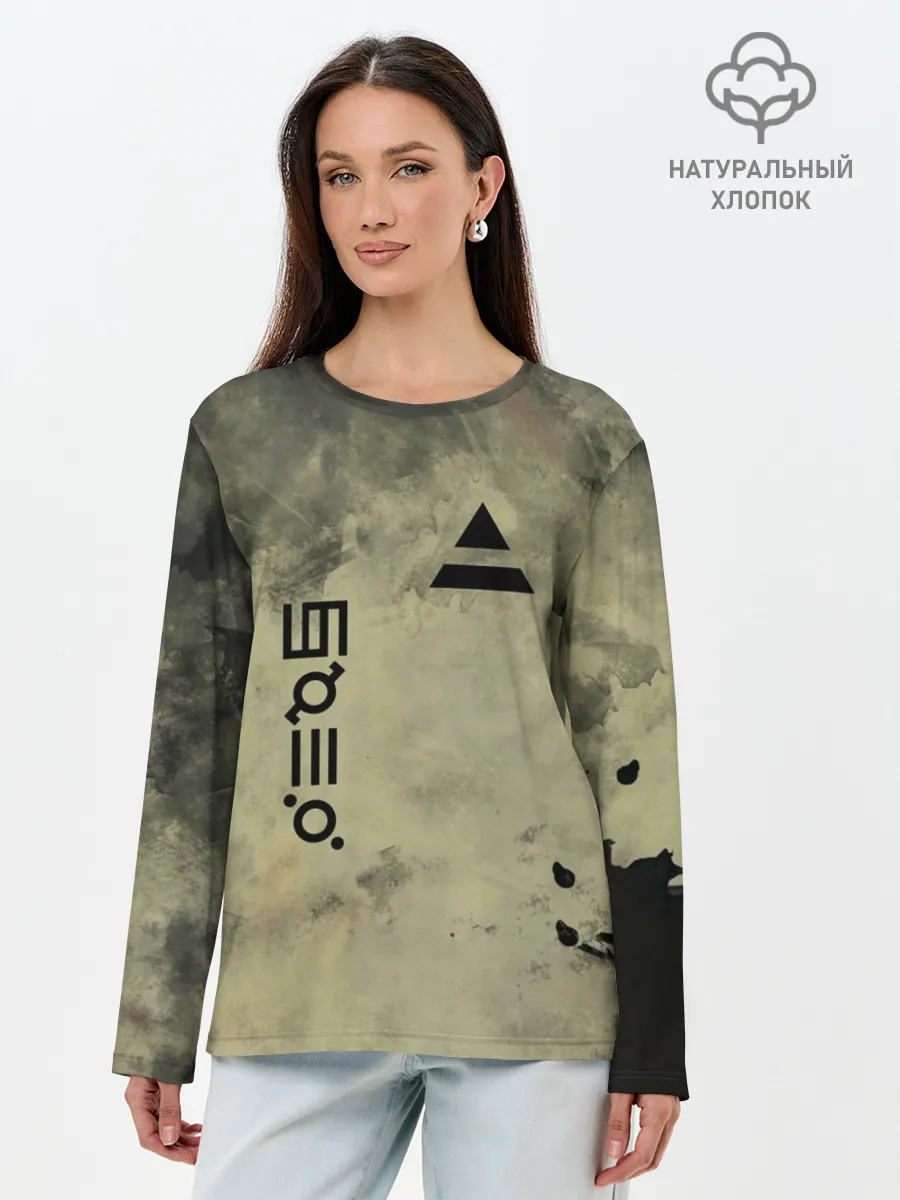 Лонгслив женский. Хлопок / 30 Seconds to Mars