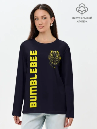 Лонгслив женский. Хлопок / Bumblebee