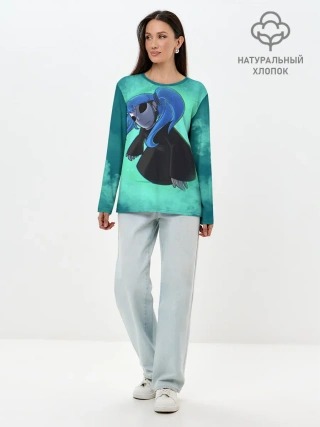 Лонгслив женский. Хлопок / Sally Face