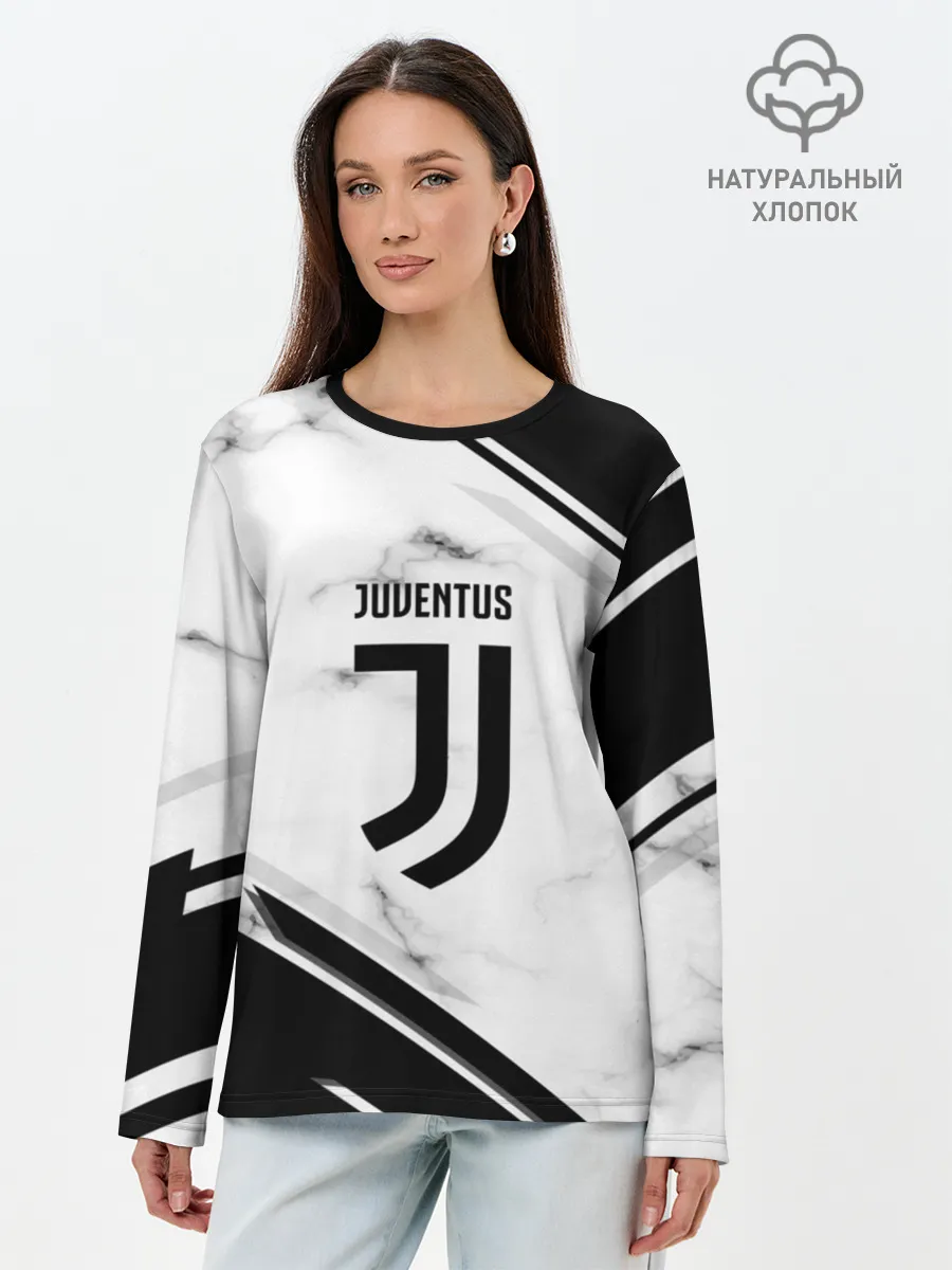 Лонгслив женский. Хлопок / Juventus