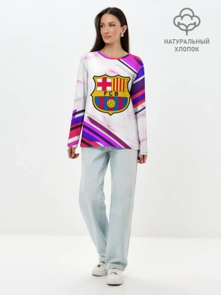 Лонгслив женский. Хлопок / Barcelona