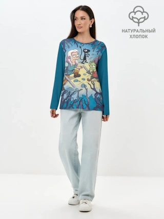 Лонгслив женский. Хлопок / Disenchantment