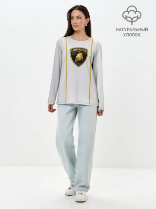 Лонгслив женский. Хлопок / LAMBORGHINI.