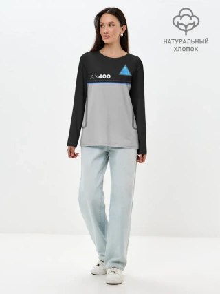 Лонгслив женский. Хлопок / Kara Detroit: Become Human