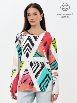 Лонгслив женский. Хлопок / Summer