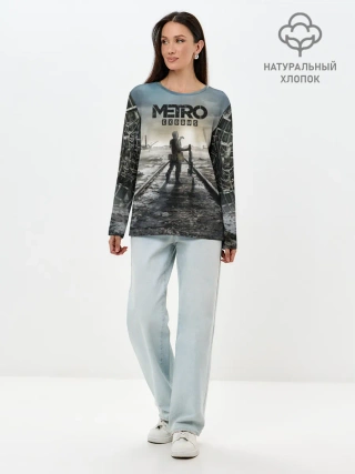 Лонгслив женский. Хлопок / METRO: Exodus