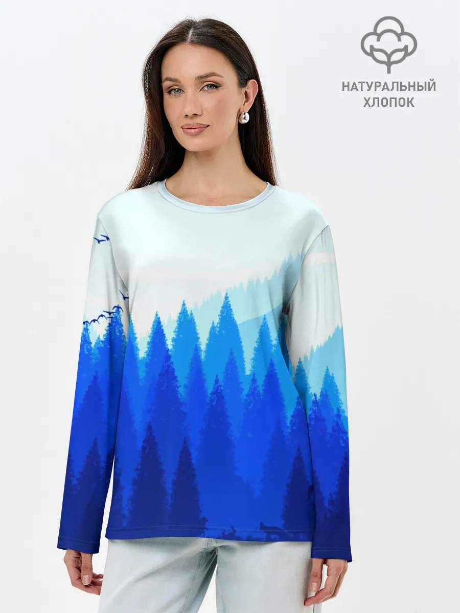 Лонгслив женский. Хлопок / FIREWATCH