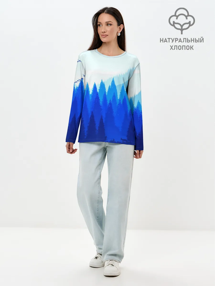 Лонгслив женский. Хлопок / FIREWATCH