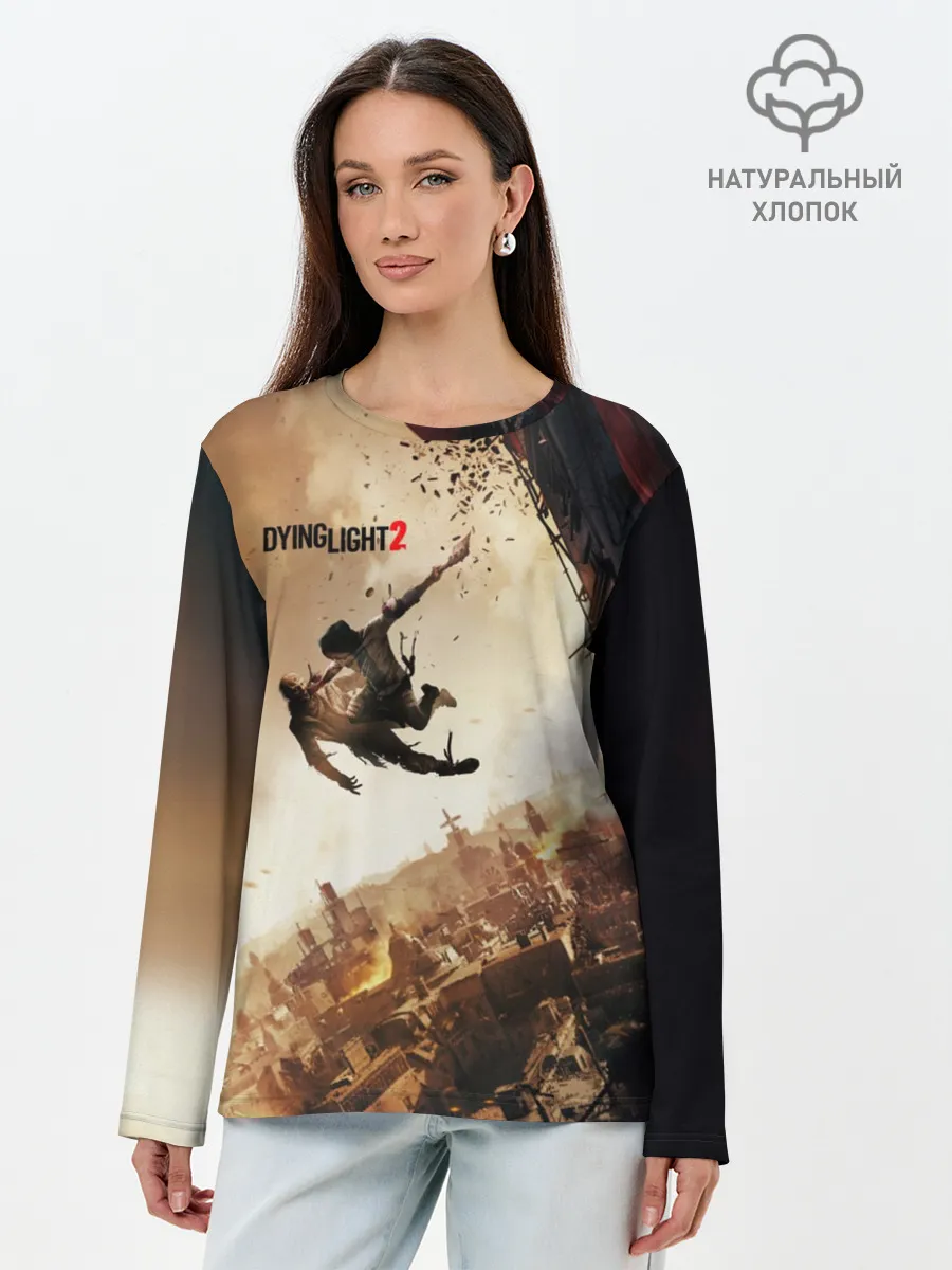 Лонгслив женский. Хлопок / Dying Light 2