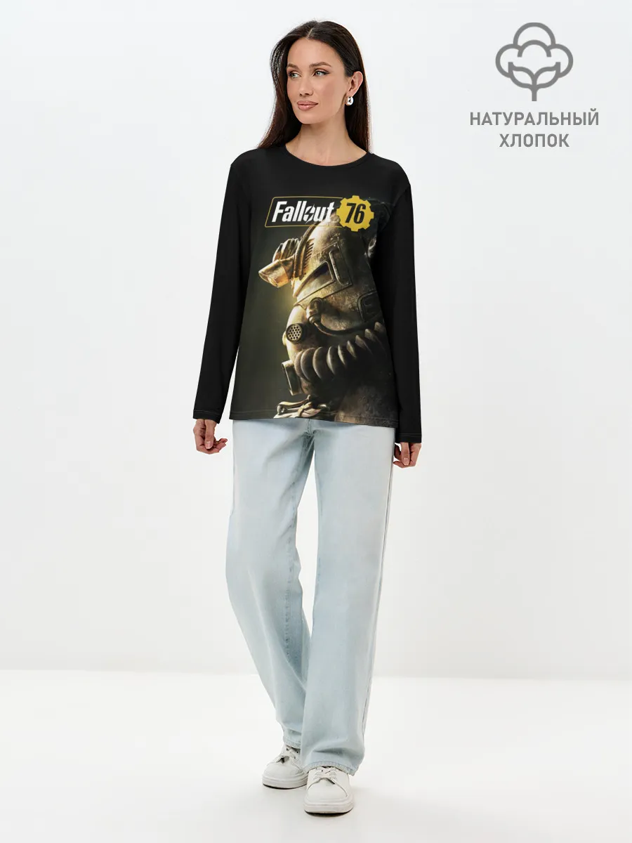 Лонгслив женский. Хлопок / FALLOUT 76 | ФОЛЛАУТ 76