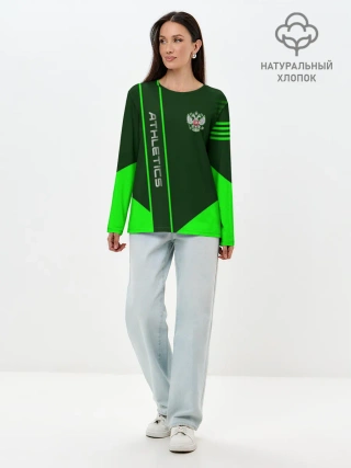 Лонгслив женский. Хлопок / Athletics