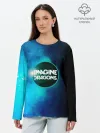 Лонгслив женский. Хлопок / Imagine Dragons