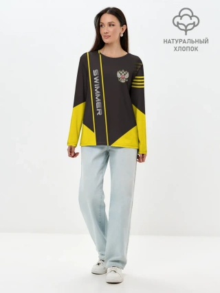 Лонгслив женский. Хлопок / Swimmer