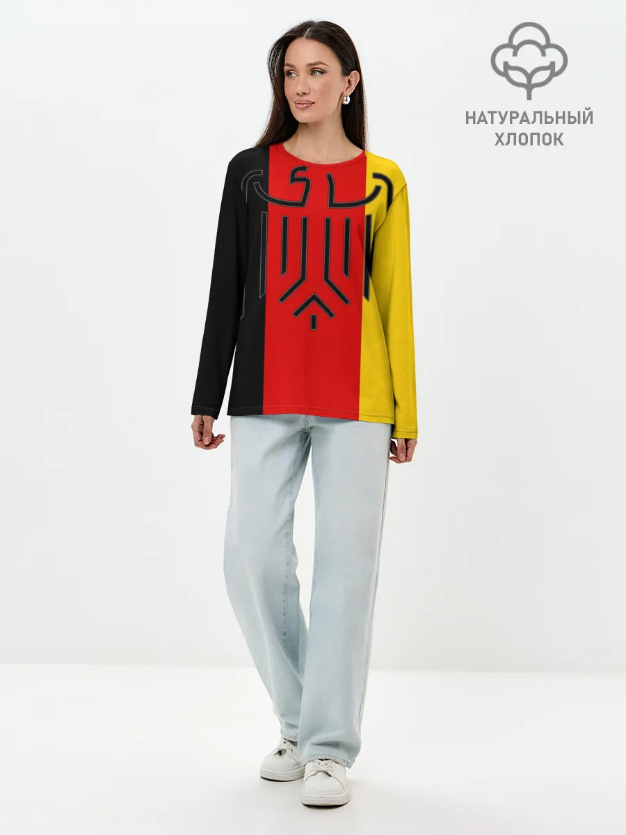 Лонгслив женский. Хлопок / German eagle