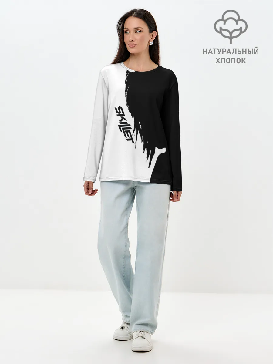 Лонгслив женский. Хлопок / Skillet