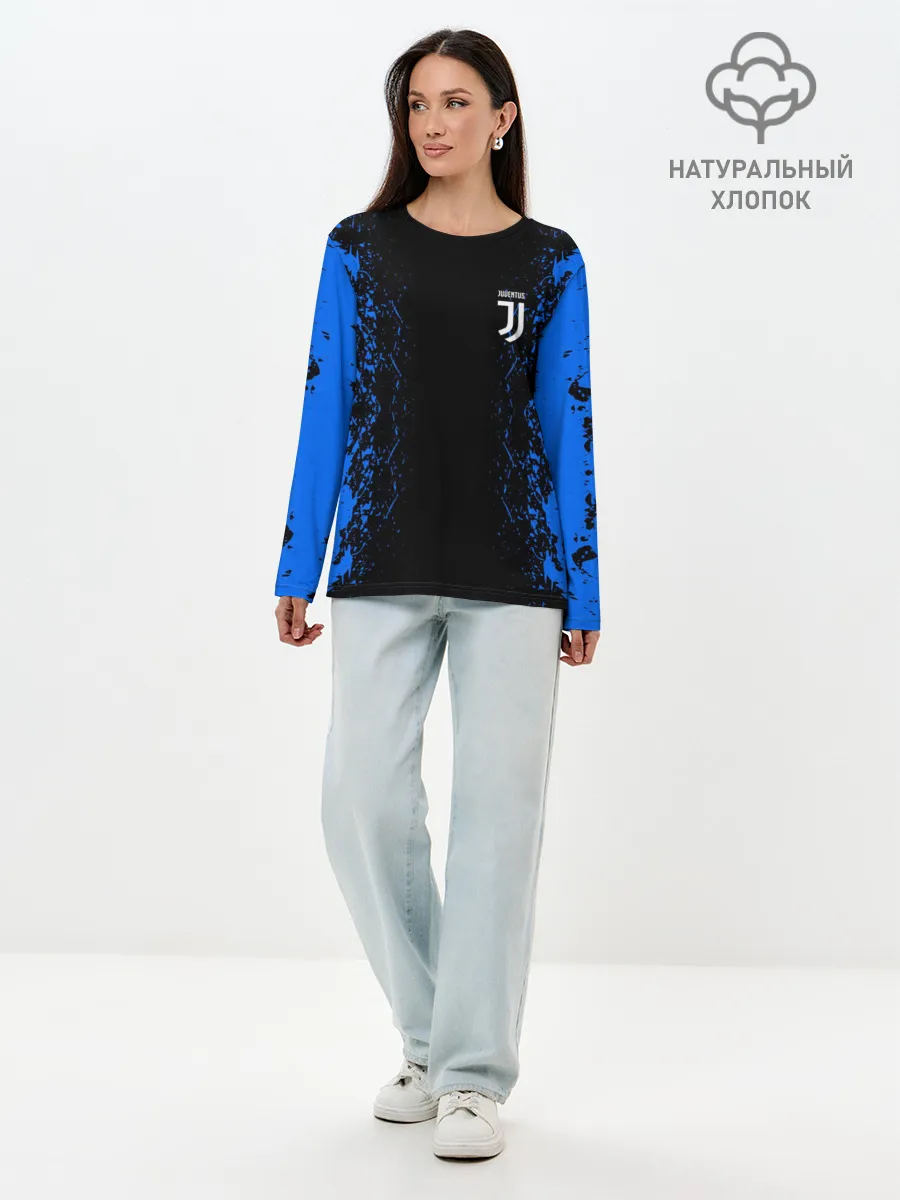 Лонгслив женский. Хлопок / JUVENTUS SPORT