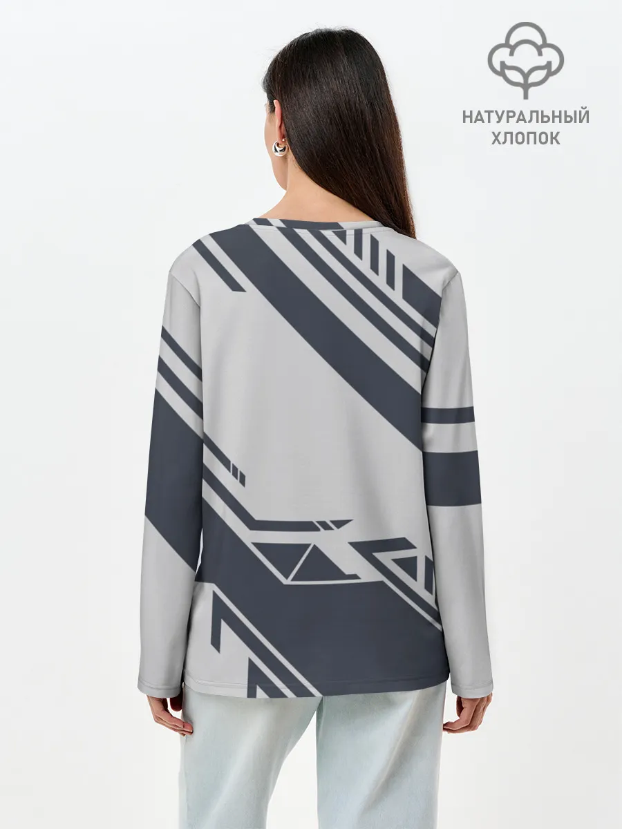 Лонгслив женский. Хлопок / TEAM LIQUID E-SPORT