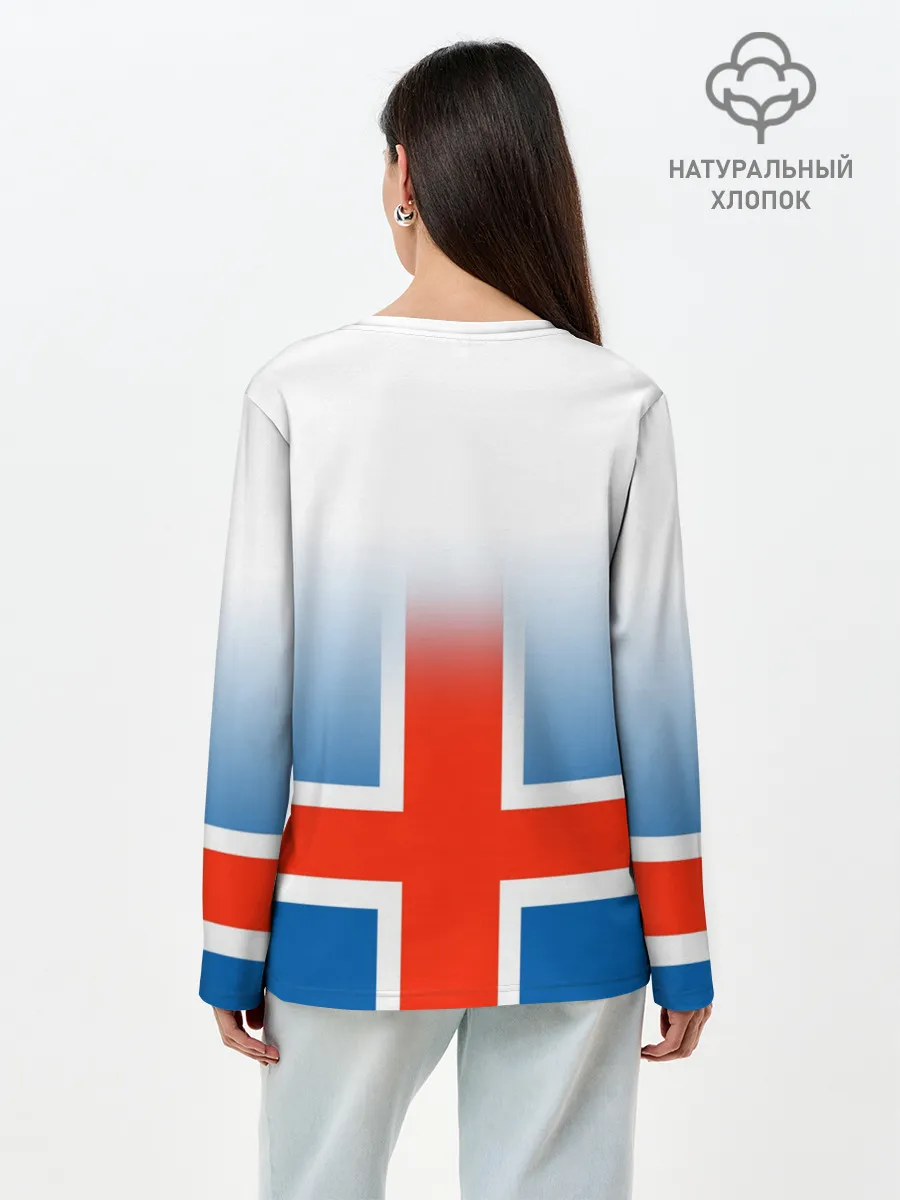 Лонгслив женский. Хлопок / KSI ICELAND SPORT