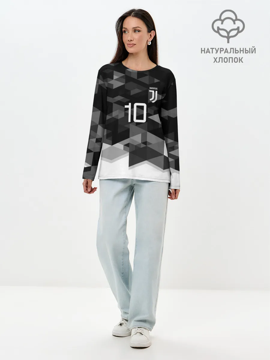 Лонгслив женский. Хлопок / JUVE 10 DYBALA