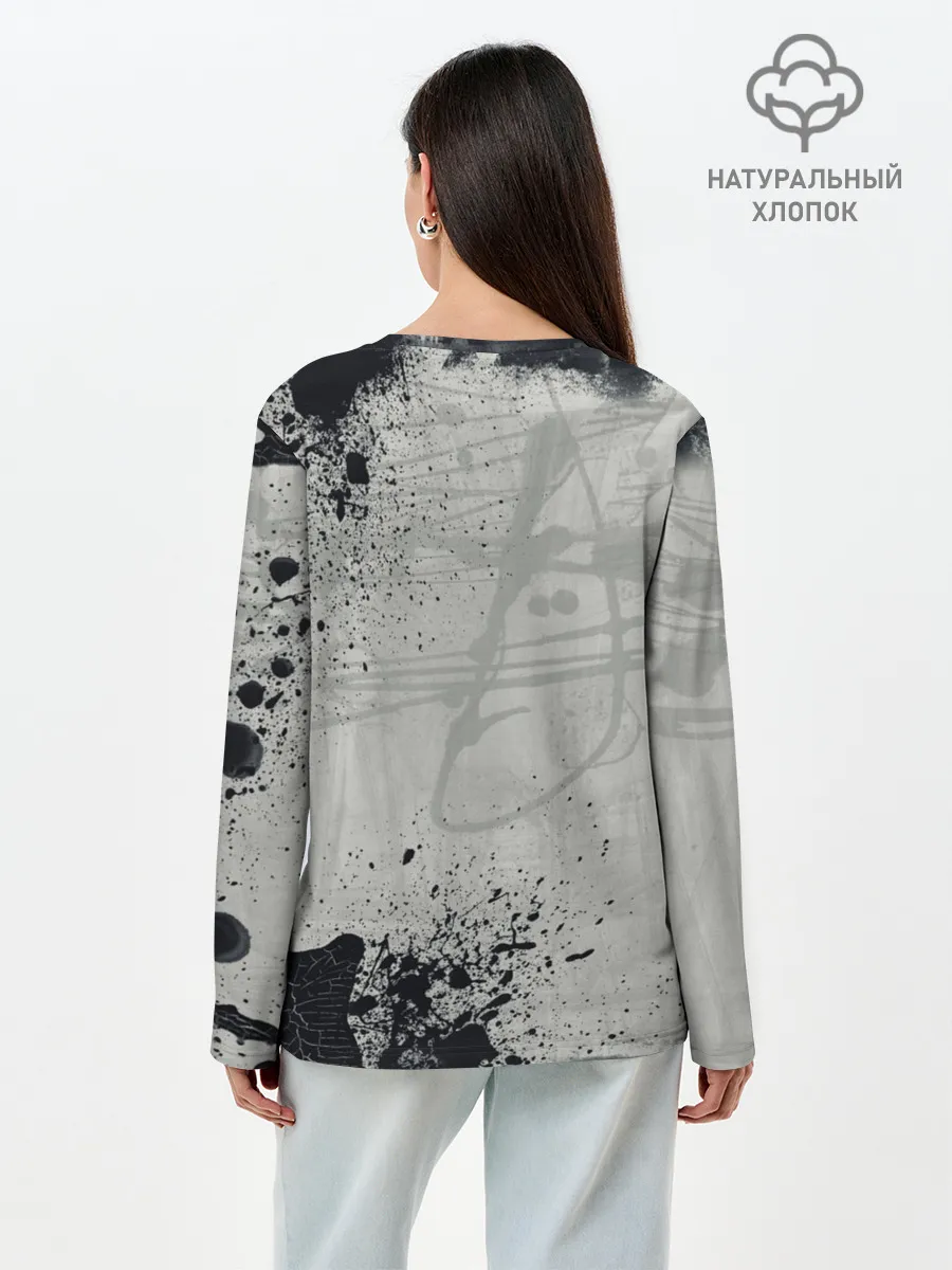 Лонгслив женский. Хлопок / JUVENTUS.