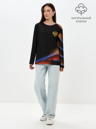 Лонгслив женский. Хлопок / Sport Russia