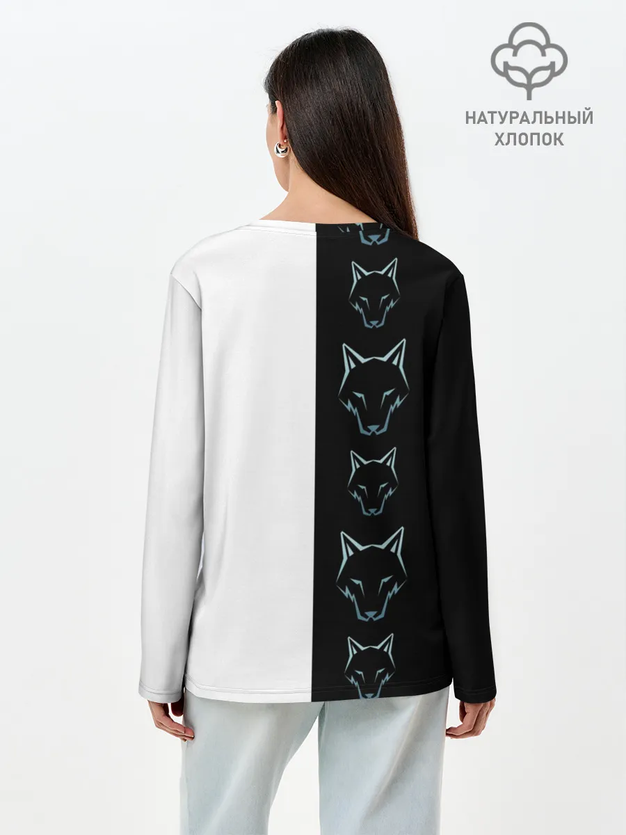 Лонгслив женский. Хлопок / Дикое обоняние