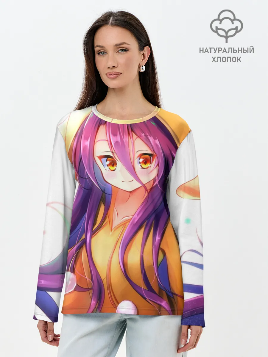 Лонгслив женский. Хлопок / Кигуруми Аниме