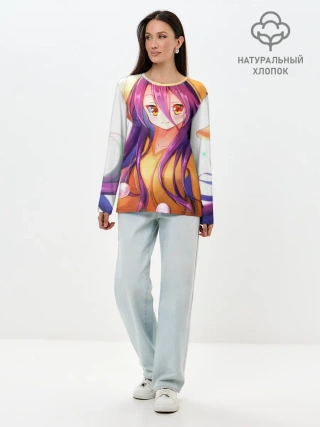 Лонгслив женский. Хлопок / Кигуруми Аниме