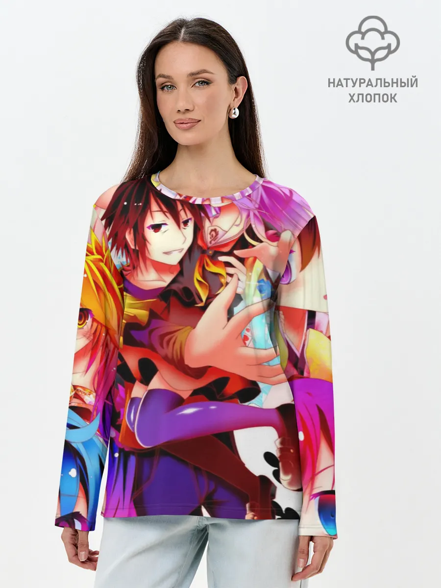 Лонгслив женский. Хлопок / Персонажи аниме