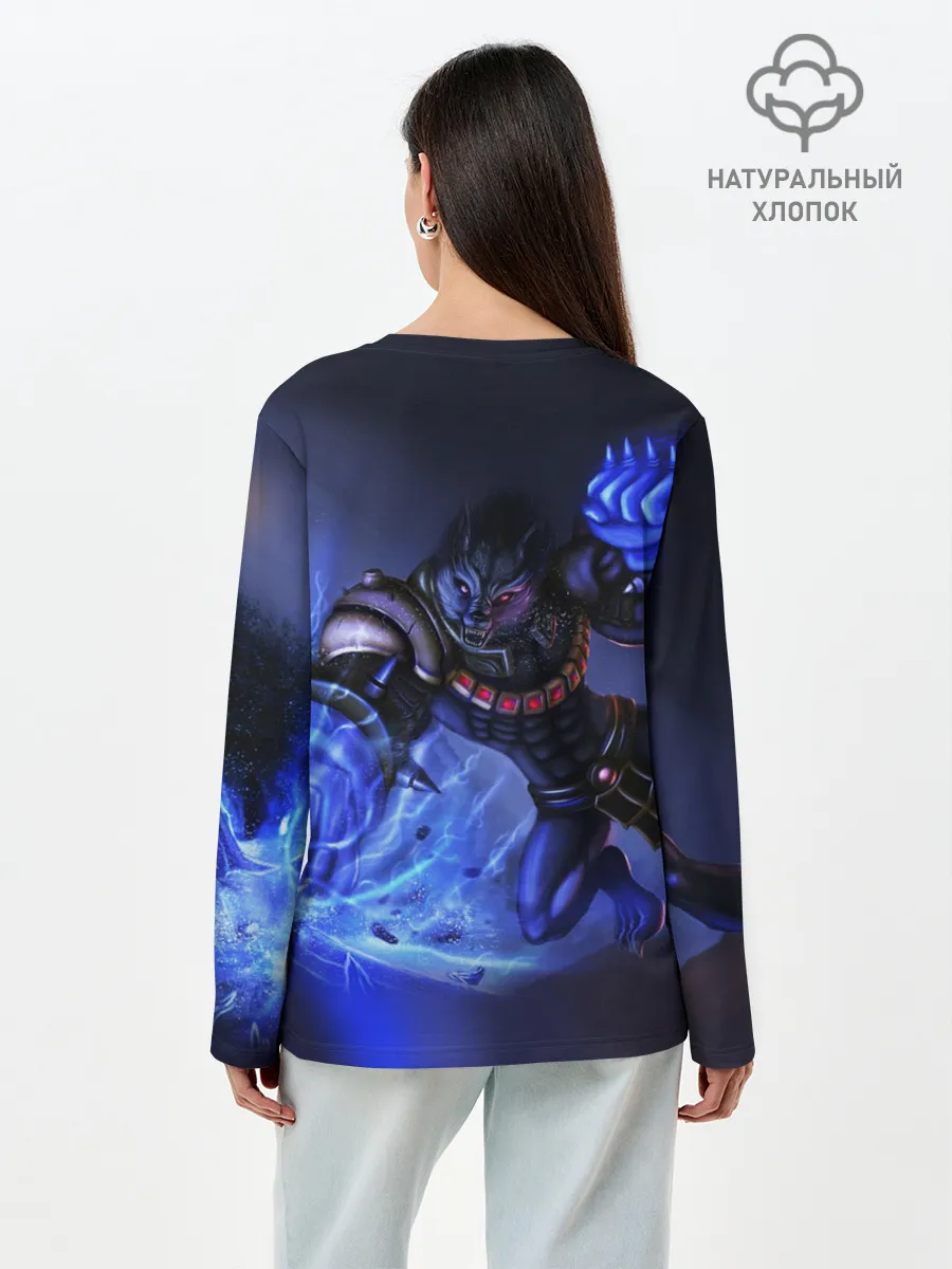 Лонгслив женский. Хлопок / Варвик