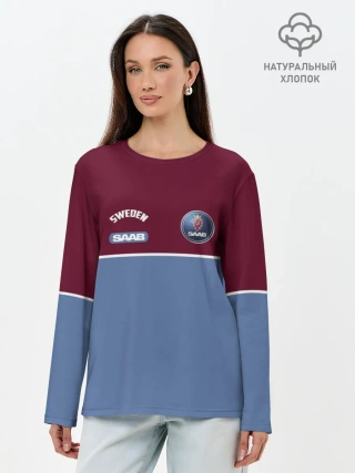 Лонгслив женский. Хлопок / Saab