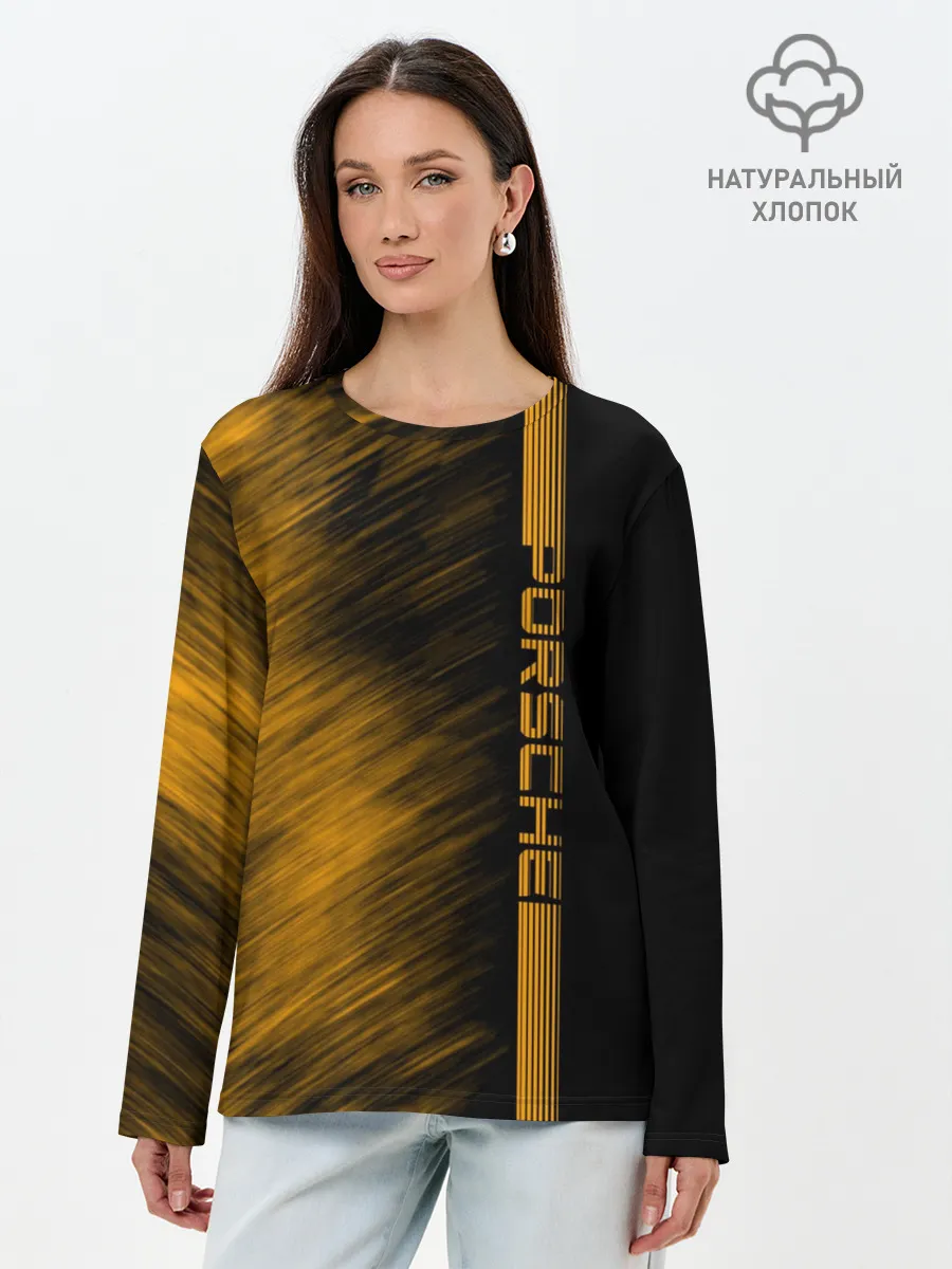 Лонгслив женский. Хлопок / Porsche