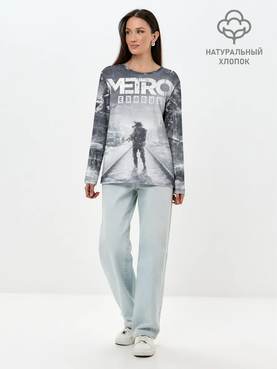Лонгслив женский. Хлопок / Metro Exodus: Артём