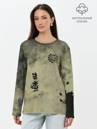 Лонгслив женский. Хлопок / Blink-182