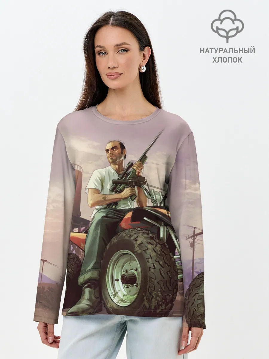 Лонгслив женский. Хлопок / Grand Theft Auto