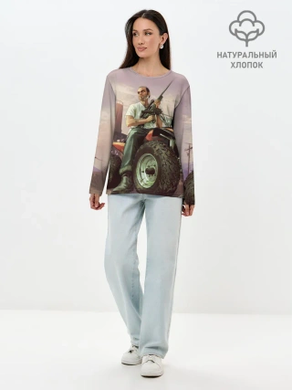 Лонгслив женский. Хлопок / Grand Theft Auto