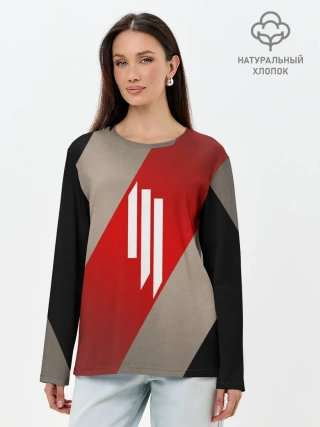 Лонгслив женский. Хлопок / Skrillex