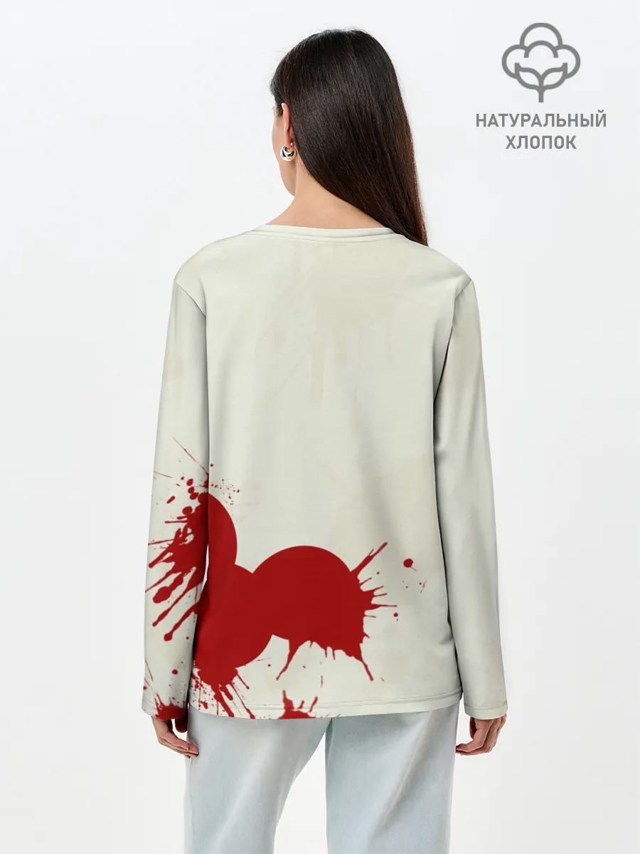 Лонгслив женский. Хлопок / Skrillex