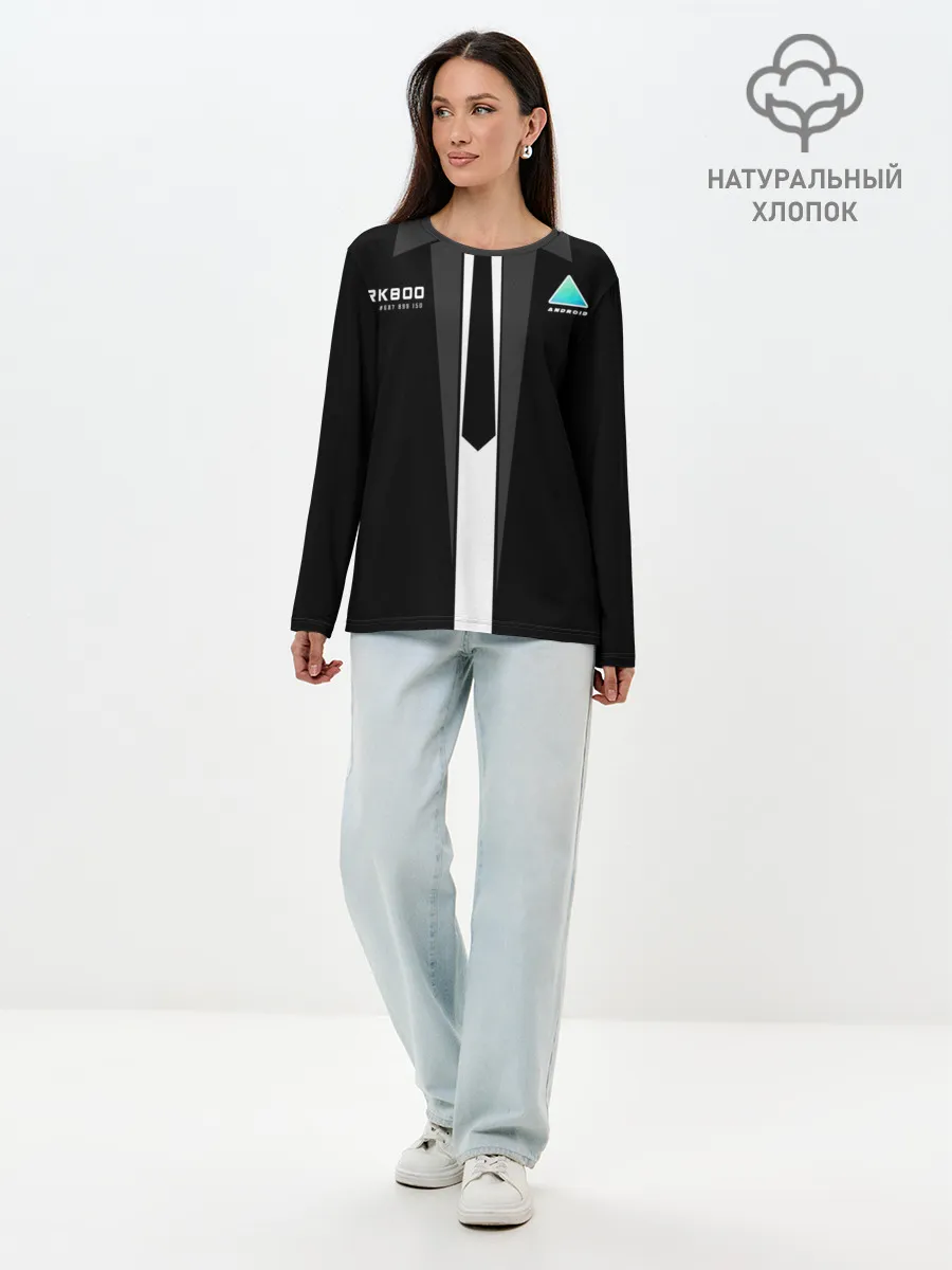 Лонгслив женский. Хлопок / Detroit RK800