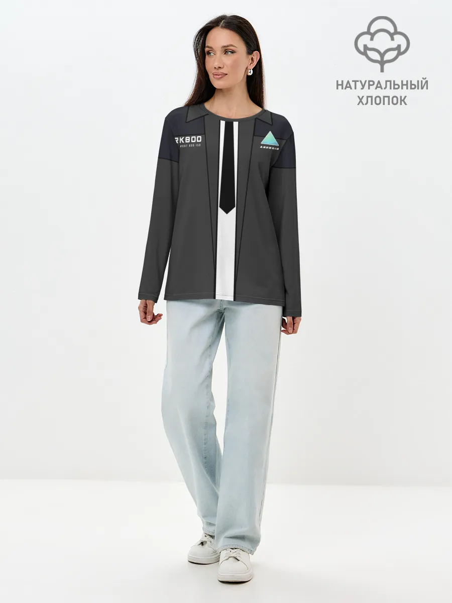 Лонгслив женский. Хлопок / Detroit RK800