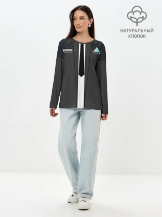 Лонгслив женский. Хлопок / Detroit RK800